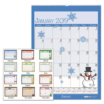 House of Doolittle™ Recycled Seasonal Wall Calendar, Earthscapes Illustrated Seasons Artwork, 12 X 12, 12-month (jan To Dec): 2022 freeshipping - TVN Wholesale